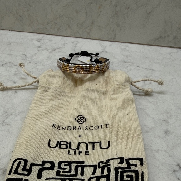 Kendra Scott Jewelry - Kendra Scott Gold and Silver Beaded Bracelet, Ubuntu Life “Mama”